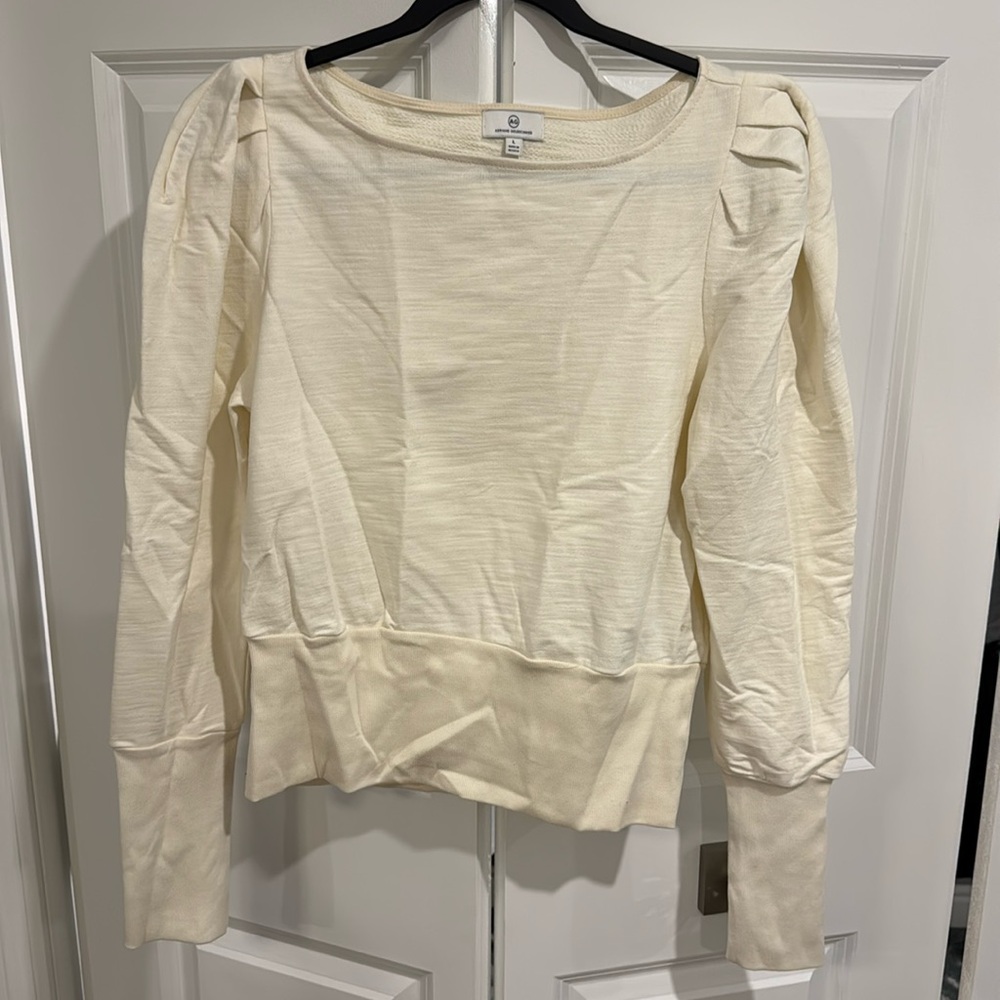 AG Sweater 
Cream color 
New without tags; Never worn